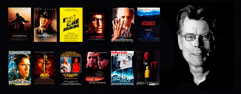 Stephen King books made into movies